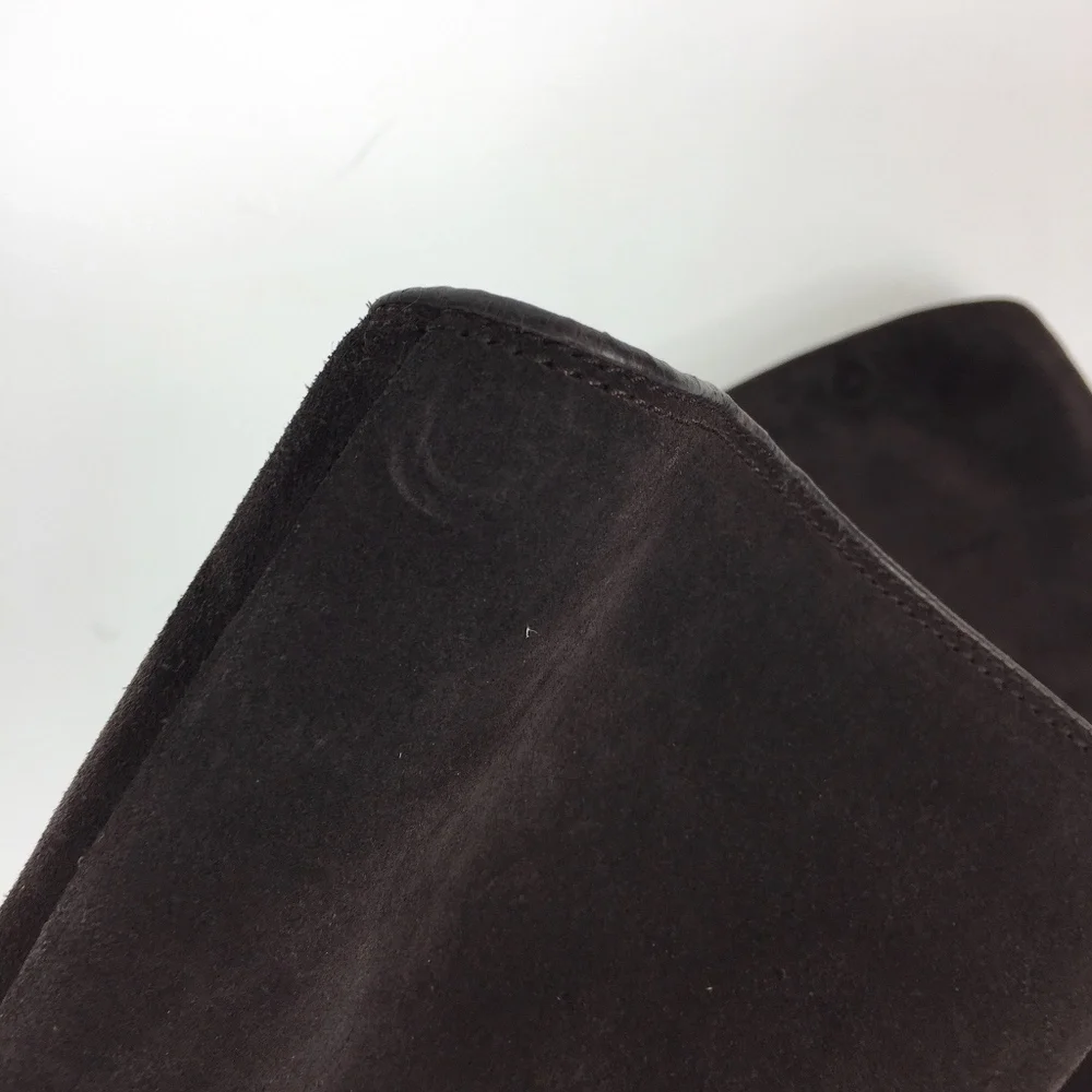 UGG Australia Thomsen Brown Suede Leather Boots 6 - Picture 5 of 8